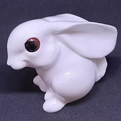 Buy Royal Osborne Bone China White Rabbit With Ears Down Hare Ornament 1415 • 10£
