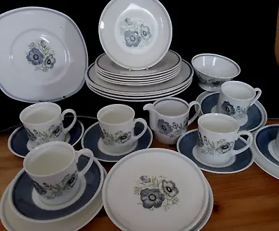 Buy Wedgwood Fine Bone China Tea Coffee Service Glen Mist  Susie Cooper Plates • 88£