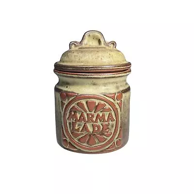 Buy Tremar Pottery Marmalade Pot Cornish Stoneware Vintage Condiment Preserve Jar • 11.99£