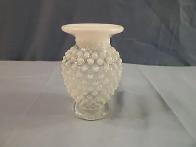 Buy Fenton French Opalescent Glass Hobnail Mini Miniature Vase W/ Flared Flat Top • 9.60£