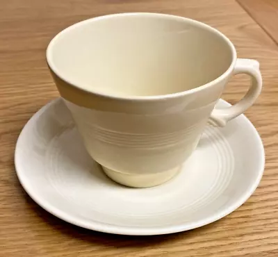 Buy ** Vintage 1940’s / 50’s - Wood’s Ware Jasmine - RARE Large Tea Cup & Saucer ** • 9.99£