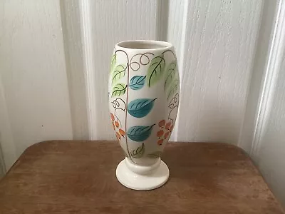 Buy Vintage 1950's Old Court Ware Ceramic Pastel Floral Footed Vase • 4.99£