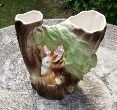 Buy Cute Withensea Eastgate Pottery Fauna Double Posy Vase • 13.60£