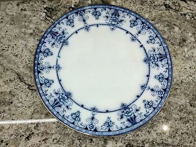 Buy Antique  T R & Co. (T. Rathbone & Co.) Countess Flow Blue 10  Dinner Plate. • 2.50£