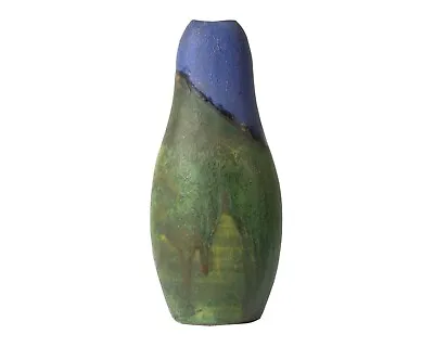 Buy Marcello Fantoni Raymor Italian Ceramic Blue And Green Vase • 708.75£