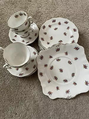 Buy Royal Standard Bone China Tea Set 7 Plates 4 Cups And Saucers Cake Plate • 10£