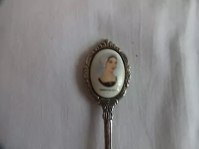 Buy CATHERINE PARR Collectable Spoon Silver Plated FENTON PORCELAIN FINIAL 13 Cm • 8£
