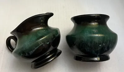 Buy Blue Mountain Pottery Pitcher / Creamer And Sugar Bowl Set   Green  BMP Canada • 23.62£