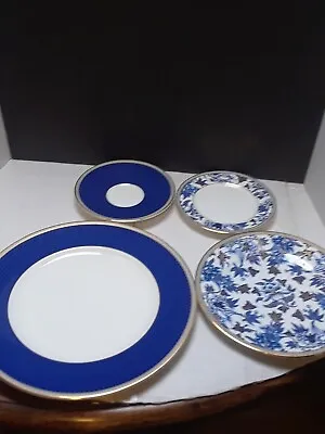 Buy Wedgwood China Hibiscus Fine Bone China 4 Pieces Dinner Salad Butter Saucer • 192.06£