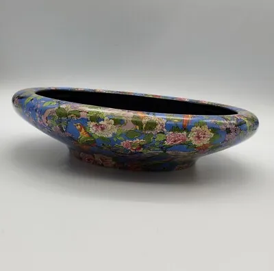 Buy Vintage Chintz Crown Ducal Ware England Blue Chintz Bowl Lily Pond 10.5  ** • 80.60£