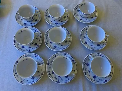 Buy Blue Denmark Cups And Saucers - Saucers Are Furnivals, Cups Are Furnivals/Masons • 40£