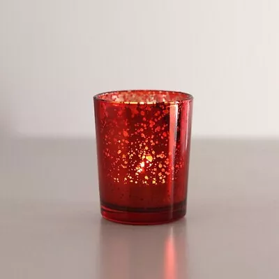 Buy Candlestick Cup Starry Sky Glass Candlestick Candle Holder Glass Tea Light Decor • 4.98£