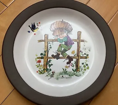 Buy Vintage Hornsea Pottery Lancaster Plate Boy On Fence With Mouse Design VGC🤡 • 3£