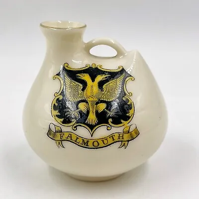 Buy Vintage Arcadian Crested China - Model Of Ancient Roman Vase - Falmouth Crest • 10£