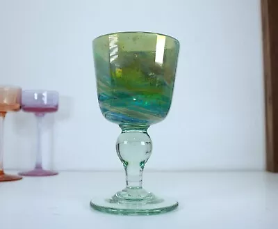 Buy Vintage Mdina Art Glass Goblet 1970's • 40£