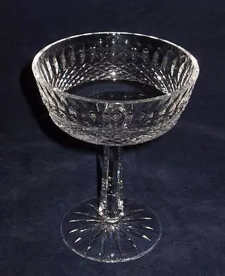 Buy Galway Crystal CLADDAGH Older, Criss Cross Vertical Lines, Champagne, 5 1/4  • 41.37£