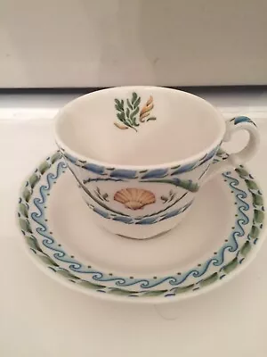 Buy ROYAL DOULTON FINE CHINA EVERYDAY 'CORAL Reef Cup And Saucer Waves And Shells • 12.99£