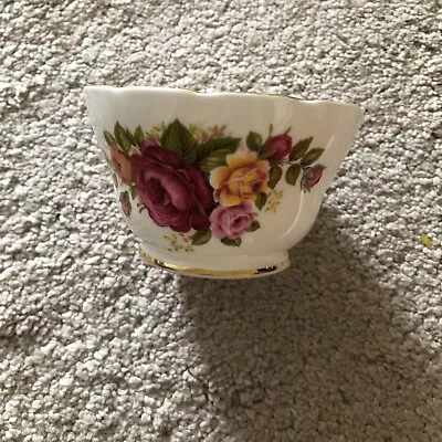 Buy Vintage Crown Trent Fine Bone China Sugar Bowl Pretty Rose Design Fab Condition! • 6.99£