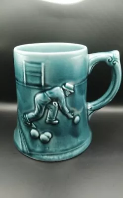 Buy Vintage Dartmouth Pottery Devon Bowls Trophy Tankard  - Excellent Condition • 14.99£