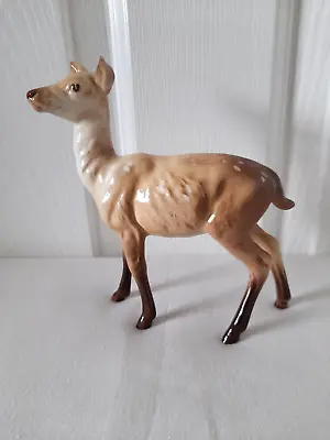 Buy Beswick Fallow Deer, Doe Wildlife Animal Ornament Glossy Ceramic • 9.99£