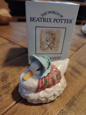 Buy Beswick/Royal Albert  Beatrix Potter Jemima Puddleduck Made A Feather Nest P2823 • 16.49£
