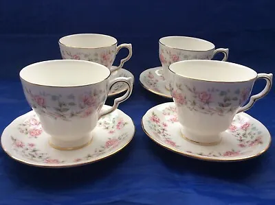 Buy Colclough Bouquet Bone China Tea Cups & Saucers • 18.99£