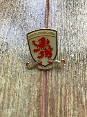 Buy New Middlesbrough FC Quality Enamel Crest Pin Badge . Price Includes Postage • 4.49£