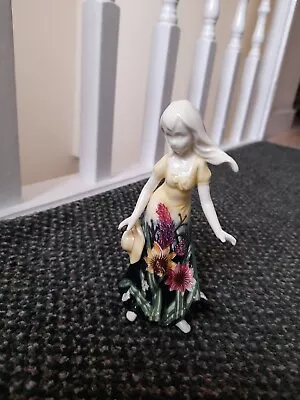 Buy Tupton Figurine Of A Girl With Hat, Hand Painted • 4.99£