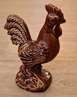 Buy Dartmouth Devon England Pottery Brown Chicken Cockerel Rooster Figurine Ornament • 10.49£