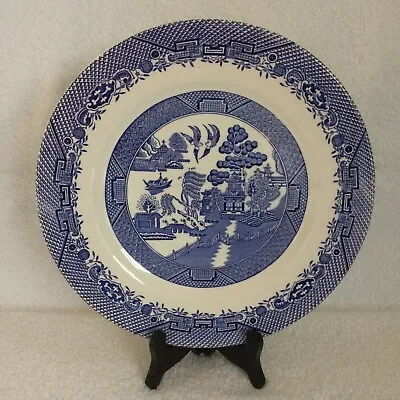 Buy 1 X Barratts Of Staffordshire Willow Pattern Plate 10  25½  Large Dinner Plate • 5.99£