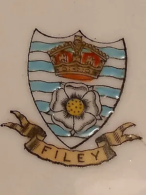 Buy Vintage Antique Crested China, DRUM, FILEY, YORKSHIRE, 'The Foley China' England • 79£