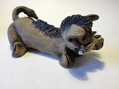 Buy #2 Dragon Sculpture Figurine, Studio Pottery, 12cm, Similar To Groggs & Yare • 20£