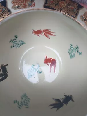 Buy One Chinese Ceramic Fish Bowl Planter (watersilkdragon) • 35£