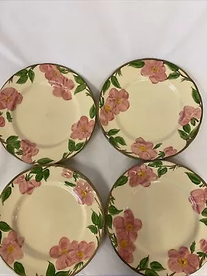Buy 4 Franciscan Desert Rose Luncheon Plates. 23cm Diameter. Pre-owned. Box 36 • 21£