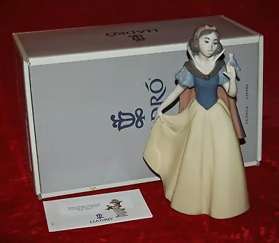 Buy LLADRO Porcelain SNOW WHITE #7555 DISNEY Double Signed By Juan And Rosa Lladro! • 469.97£