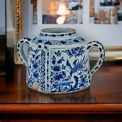Buy Early 18thC English Antique Delftware Posset Pot, Lambeth, London, C1720 • 1,750£