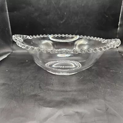 Buy Imperial Glass Candlewick 9 1/2  2-Handled Bowl Vintage • 18.97£
