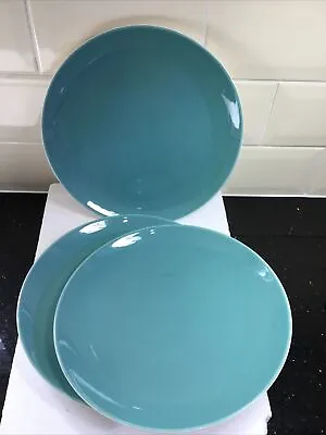 Buy Poole Pottery  Celeste Green 10” Side Plate  X 3 Good Condition • 19.99£