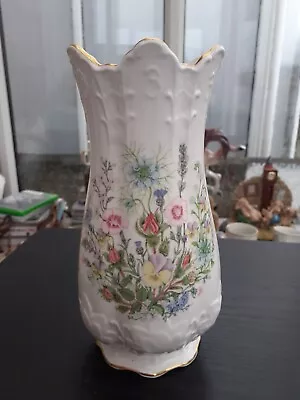 Buy Vintage Aynsley ‘Wild Tudor’ Fine Bone China Flower Vase 8.25  In Height  • 3.99£