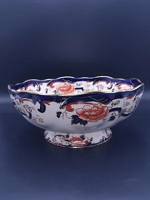 Buy Mason's Blue Mandalay Bruges Bowl-Serving Bowl-1st Quality • 74.90£