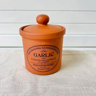 Buy Vintage Henry Watson Pottery The Original Suffolk Cellar Garlic Jar • 12£