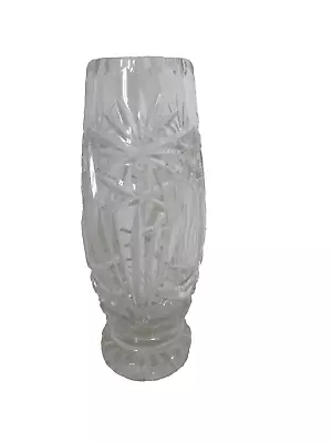 Buy Vintage Lead Crystal Cut Glass Vase ~ Heavy ~ 7   Tall • 5.99£