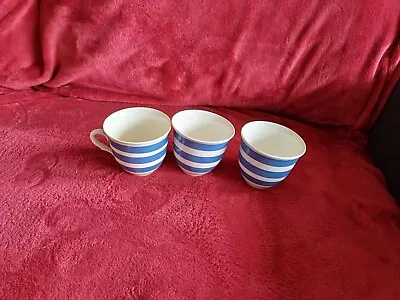 Buy Vintage T.G.Green Cornishware Cornish Blue Sugar Bowl • 9.99£
