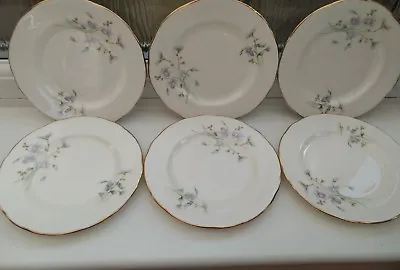Buy Duchess China Side Plates Lilac Flowers • 10£