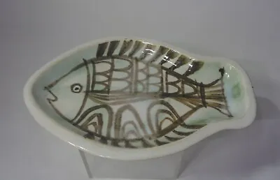 Buy Vintage Tremaen Pottery, Newlyn, Cornwall - Fish Dish • 19.99£