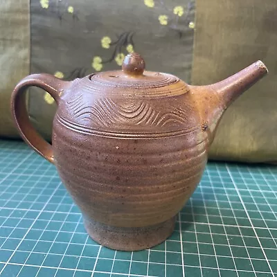 Buy Vintage Contemporary Studio Pottery Salt Glaze Small Teapot Gus Mableson C.1990 • 15£