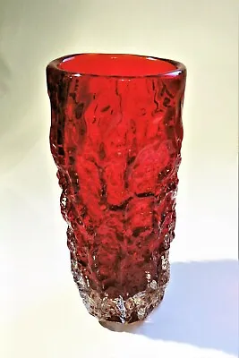 Buy  WHITEFRIARS ART GLASS VASE BY GEOFFREY BAXTER,19cm Tall • 95£