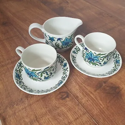 Buy Midwinter - Spanish Garden - Fine Tableware -2 X  Tea Cup Sets And Gravy Boat • 13.99£