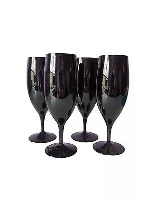 Buy Libbey Premiere Black Amethyst Wine/water Glasses Set Of 4  • 33.08£