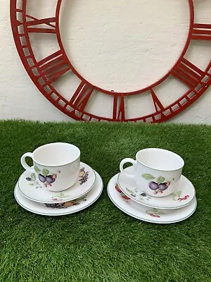 Buy 2X Ashberry St Michael Tea Plates, Cups & Saucers • 15£